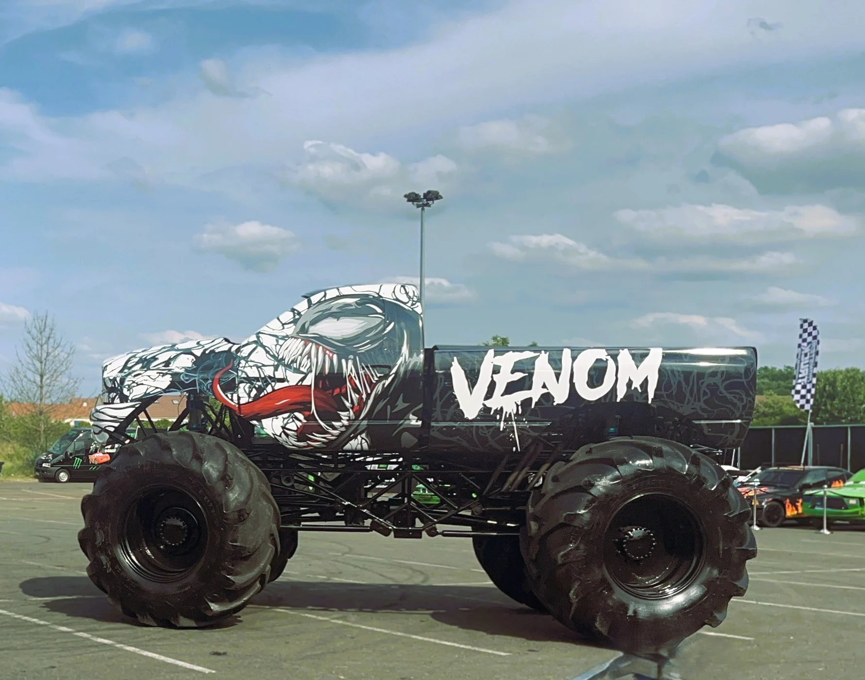Monster truck Venom dans l’arène